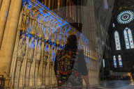 York Minster hosts controversial metal concert by A Plague of Angels, as threatened protests fail to materialise.