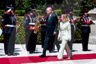 Turkish President Erdogan Visits Italian PM Meloni In Rome