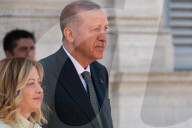 Turkish President Erdogan Visits Italian PM Meloni In Rome