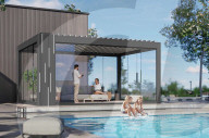 Smart pergola for outside living whatever the weather