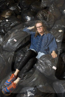 'You sold it - now recycle it': Wendy Ward, the protesters mailing worn-out clothes to the shops they bought them from.