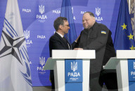 Joint briefing of Ruslan Stefanchuk and Marcos Perestrello in Kyiv