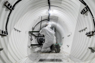 Production of structures for underground hospital