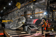 Production of structures for underground hospital
