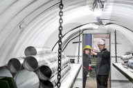 Production of structures for underground hospital