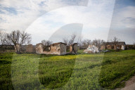 Aftermath of Russian occupation of Maksymivka village in Mykolaiv region
