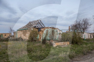 Aftermath of Russian occupation of Maksymivka village in Mykolaiv region