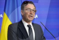 Joint briefing of Ruslan Stefanchuk and Marcos Perestrello in Kyiv