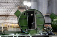 Production of structures for underground hospital
