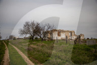 Aftermath of Russian occupation of Maksymivka village in Mykolaiv region