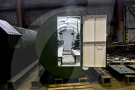 Production of structures for underground hospital