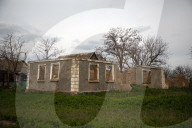 Aftermath of Russian occupation of Maksymivka village in Mykolaiv region