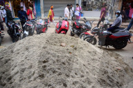 Incomplete Stone Paving Work Causes Disruption In Nepal
