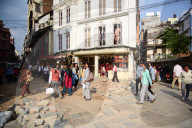 Incomplete Stone Paving Work Causes Disruption In Nepal