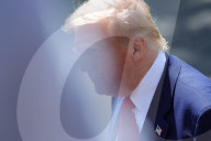 President Trump Departs White House On 100th Day
