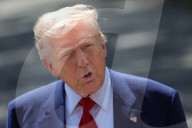 President Trump Departs White House On 100th Day