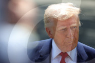 President Trump Departs White House On 100th Day
