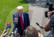 President Trump Departs To Michigan