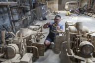 Production Of Wooden Vehicle Replicas In Indonesia