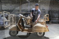 Production Of Wooden Vehicle Replicas In Indonesia