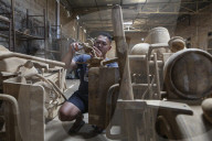 Production Of Wooden Vehicle Replicas In Indonesia