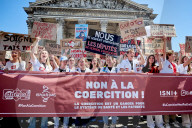 The Medical Profession Demonstrate Against The Proposed Regulation Of Facilities To Promote Medical Deserts