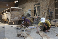 Production Of Wooden Vehicle Replicas In Indonesia