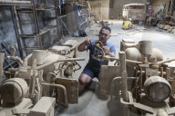 Production Of Wooden Vehicle Replicas In Indonesia