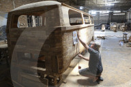 Production Of Wooden Vehicle Replicas In Indonesia