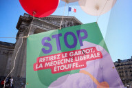 The Medical Profession Demonstrate Against The Proposed Regulation Of Facilities To Promote Medical Deserts