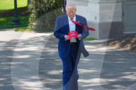 President Trump Departs To Michigan