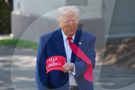 President Trump Departs To Michigan