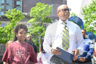 Mayor Of New York City Eric Adams Speaks As Part Of Budget Week At P.S. 20 Anna Silver School In East Village Manhattan New York