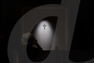People Pay Tribute To The Tomb Of Pope Francis As Vatican Prepares For Conclave
