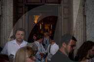 People Pay Tribute To The Tomb Of Pope Francis As Vatican Prepares For Conclave