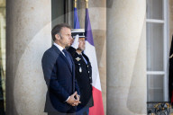 Emmanuel Macron Meets Bart De Wever, Belgium's Prime-Minister, At The Elysee Palace In Paris