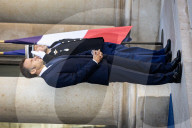 Emmanuel Macron Meets Bart De Wever, Belgium's Prime-Minister, At The Elysee Palace In Paris