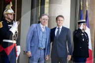 Emmanuel Macron Meets Bart De Wever, Belgium's Prime-Minister, At The Elysee Palace In Paris