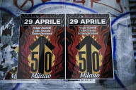 The Torchlight Procession For The 50 Years Since The Murder Of Sergio Ramelli, 18-year-old Member Of MSI Killed In 1975 By Militants Of Avanguardia Operaia And In Memory Of Carlo Borsani And Enrico Pedenovi Organized By Far Right Activists In Milan