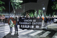 The Torchlight Procession For The 50 Years Since The Murder Of Sergio Ramelli, 18-year-old Member Of MSI Killed In 1975 By Militants Of Avanguardia Operaia And In Memory Of Carlo Borsani And Enrico Pedenovi Organized By Far Right Activists In Milan