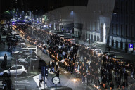The Torchlight Procession For The 50 Years Since The Murder Of Sergio Ramelli, 18-year-old Member Of MSI Killed In 1975 By Militants Of Avanguardia Operaia And In Memory Of Carlo Borsani And Enrico Pedenovi Organized By Far Right Activists In Milan