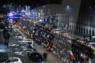 The Torchlight Procession For The 50 Years Since The Murder Of Sergio Ramelli, 18-year-old Member Of MSI Killed In 1975 By Militants Of Avanguardia Operaia And In Memory Of Carlo Borsani And Enrico Pedenovi Organized By Far Right Activists In Milan