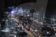 The Torchlight Procession For The 50 Years Since The Murder Of Sergio Ramelli, 18-year-old Member Of MSI Killed In 1975 By Militants Of Avanguardia Operaia And In Memory Of Carlo Borsani And Enrico Pedenovi Organized By Far Right Activists In Milan