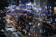 The Torchlight Procession For The 50 Years Since The Murder Of Sergio Ramelli, 18-year-old Member Of MSI Killed In 1975 By Militants Of Avanguardia Operaia And In Memory Of Carlo Borsani And Enrico Pedenovi Organized By Far Right Activists In Milan