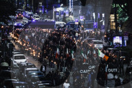 The Torchlight Procession For The 50 Years Since The Murder Of Sergio Ramelli, 18-year-old Member Of MSI Killed In 1975 By Militants Of Avanguardia Operaia And In Memory Of Carlo Borsani And Enrico Pedenovi Organized By Far Right Activists In Milan
