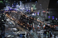 The Torchlight Procession For The 50 Years Since The Murder Of Sergio Ramelli, 18-year-old Member Of MSI Killed In 1975 By Militants Of Avanguardia Operaia And In Memory Of Carlo Borsani And Enrico Pedenovi Organized By Far Right Activists In Milan