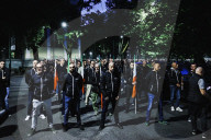 The Torchlight Procession For The 50 Years Since The Murder Of Sergio Ramelli, 18-year-old Member Of MSI Killed In 1975 By Militants Of Avanguardia Operaia And In Memory Of Carlo Borsani And Enrico Pedenovi Organized By Far Right Activists In Milan