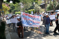 Protest Against High Fees Of National Workers' Housing Fund Institute