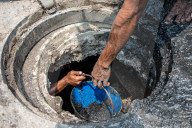 Municipal Workers Clean Dhaka Sewers Ahead Of Monsoon