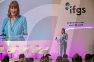 Rachel Reeves UK Chancellor of the Exchequer gives a speech at the Innovate Finance conference
